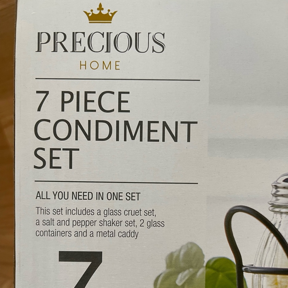 7-piece condiment server - Picture 3 of 5